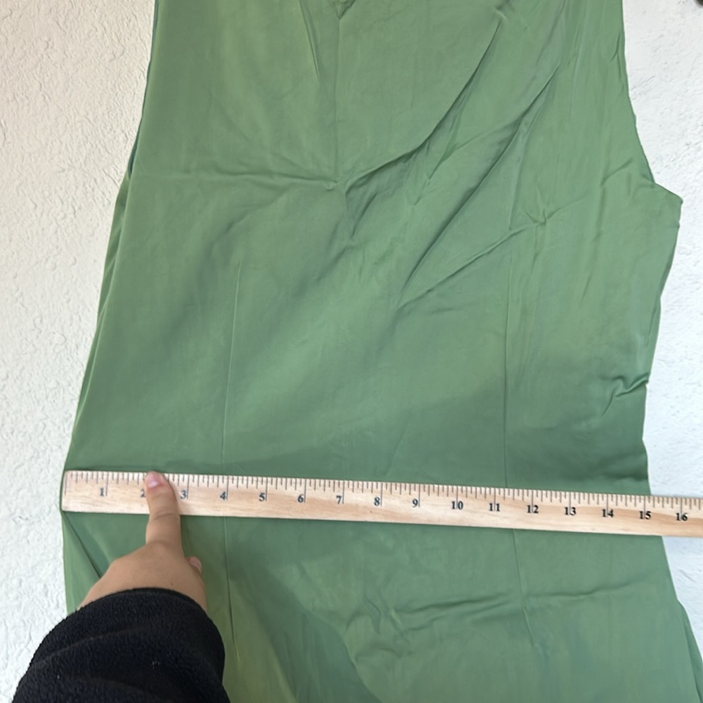 HOUSE OF CB 'Filomena' Olive Boat‎ Neck Maxi Dress NWOT size L - Picture 6 of 12